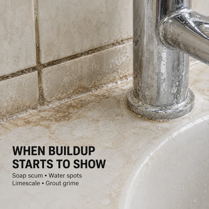 ✨ Bathroom Cleaner: Sparkle in Seconds, No Harsh Fumes