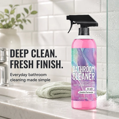 ✨ Bathroom Cleaner: Sparkle in Seconds, No Harsh Fumes