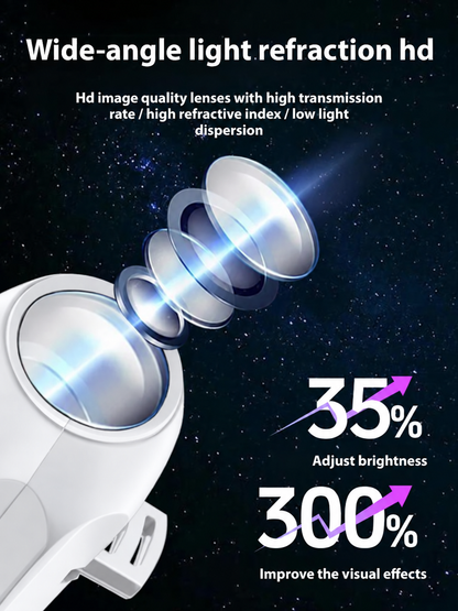 Comauo Ocean & Galaxy Projector: Ultra-HD Sphere Tech, Turns Your Room & Car Into an Aquarium in 1s.