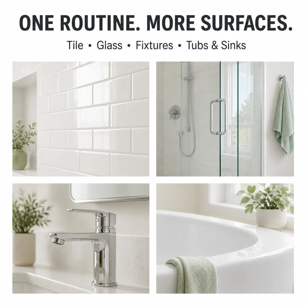 ✨ Bathroom Cleaner: Sparkle in Seconds, No Harsh Fumes